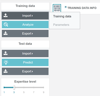 Training data import